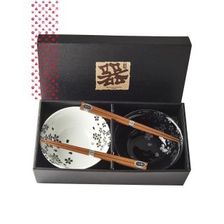 Krásný dárkový set misek a jídelních hůlek k Vánocům 🎄 Kvalitní ruční práce japonských hrnčířů pod stromek 🇯🇵 Koho...